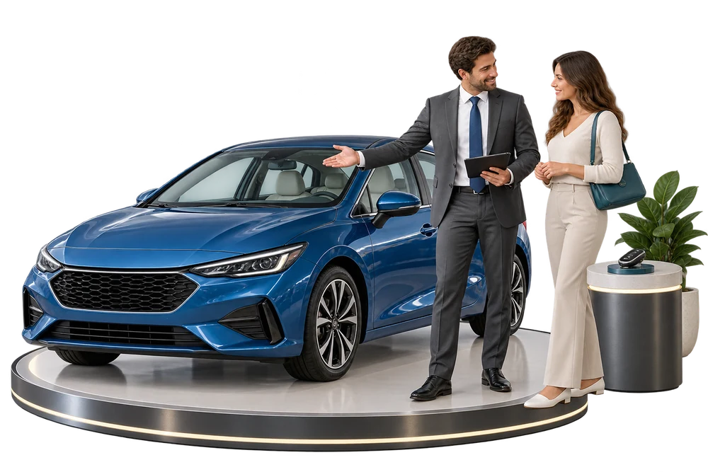 Декоративная композиция: автодилеры