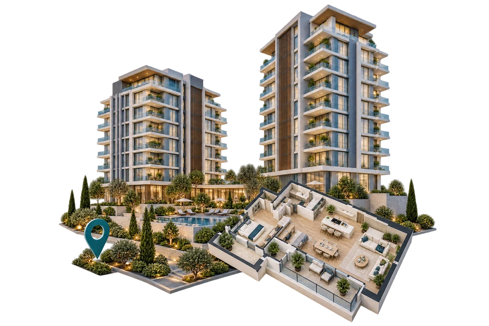 Декоративная композиция: квартиры в жк